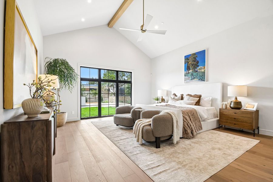 Furnished interior view inside a new home in The Overlook at Westlake, Austin (Image 13).
