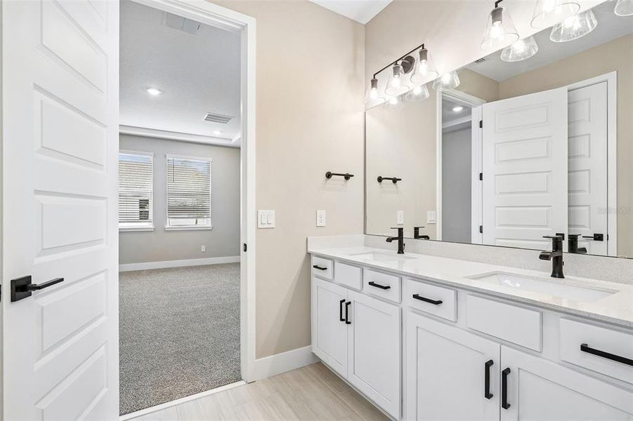 Furnished interior view inside a new home in Legends Preserve - Signature Series, Daytona Beach (Image 6).