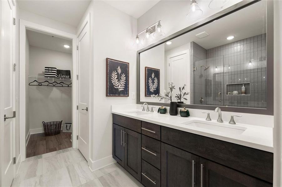 Furnished interior view inside a new home in The Gathering – Alpharetta, Alpharetta (Image 33).