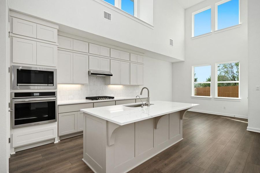 Furnished interior view inside a new home in Lariat, Liberty Hill (Image 11).