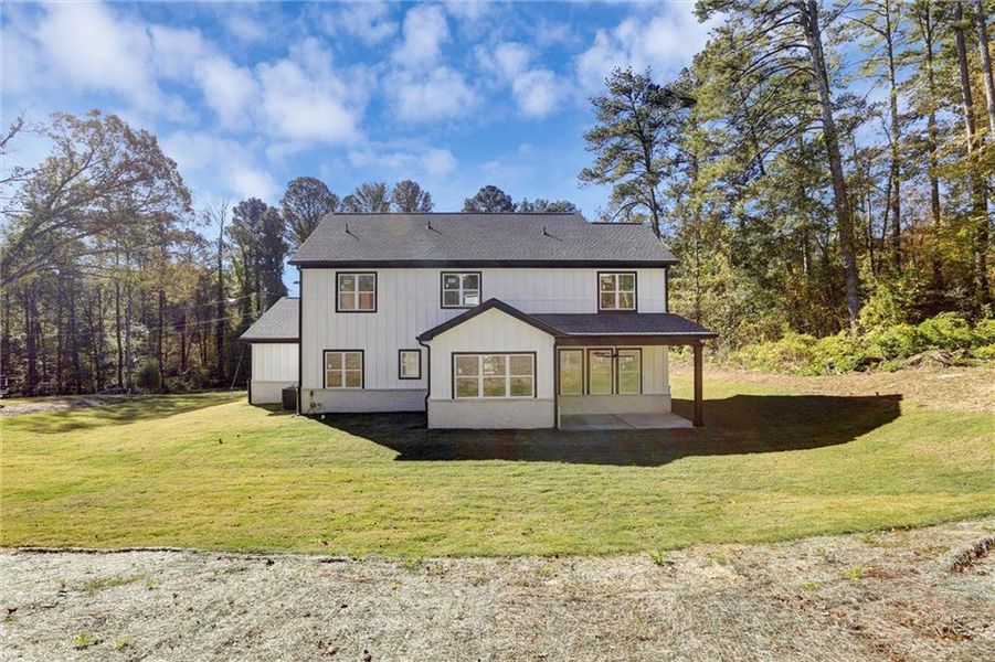 Exterior details and patio area of a home in , Snellville (Image 3). Exterior details and patio area of a home in , Snellville (Image 3).