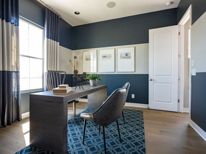 Furnished interior view inside a new home in Elegance at Eastmark, Mesa (Image 47).