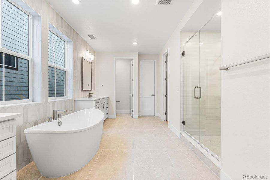 Furnished interior view inside a new home in Luxe at The Canyons, Castle Pines (Image 6).