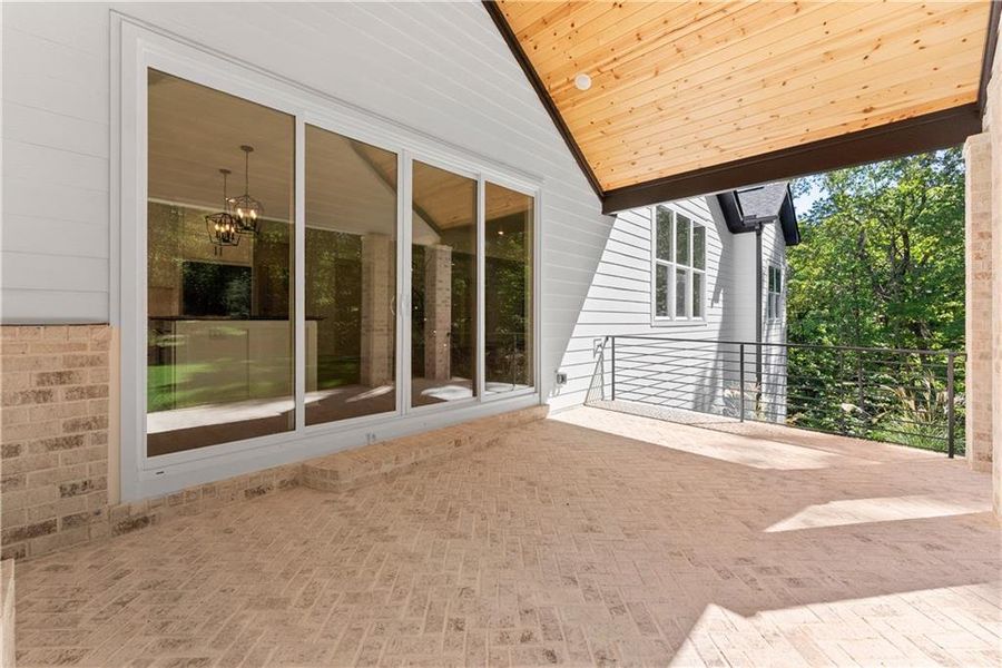 Exterior details and patio area of a home in , Baldwin (Image 36).