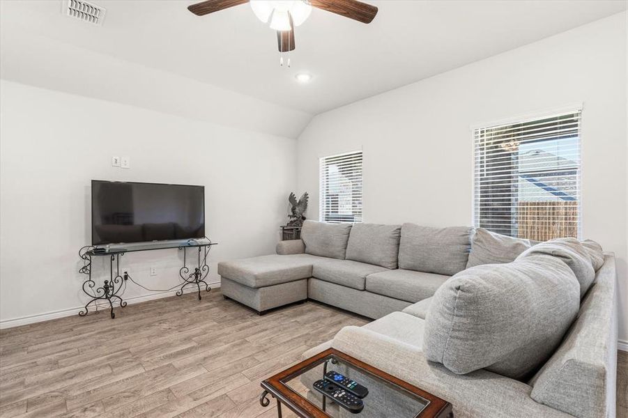 View of the living room.