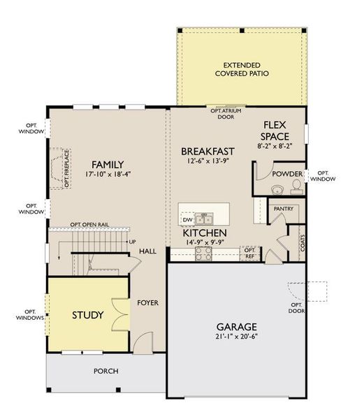2D floor plan layout of this home in , Summerville, SC (Image 5).