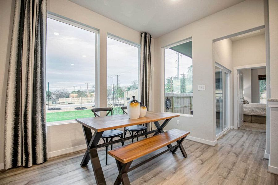 Furnished interior view inside a new home in Santa Rita Ranch, Liberty Hill (Image 30).