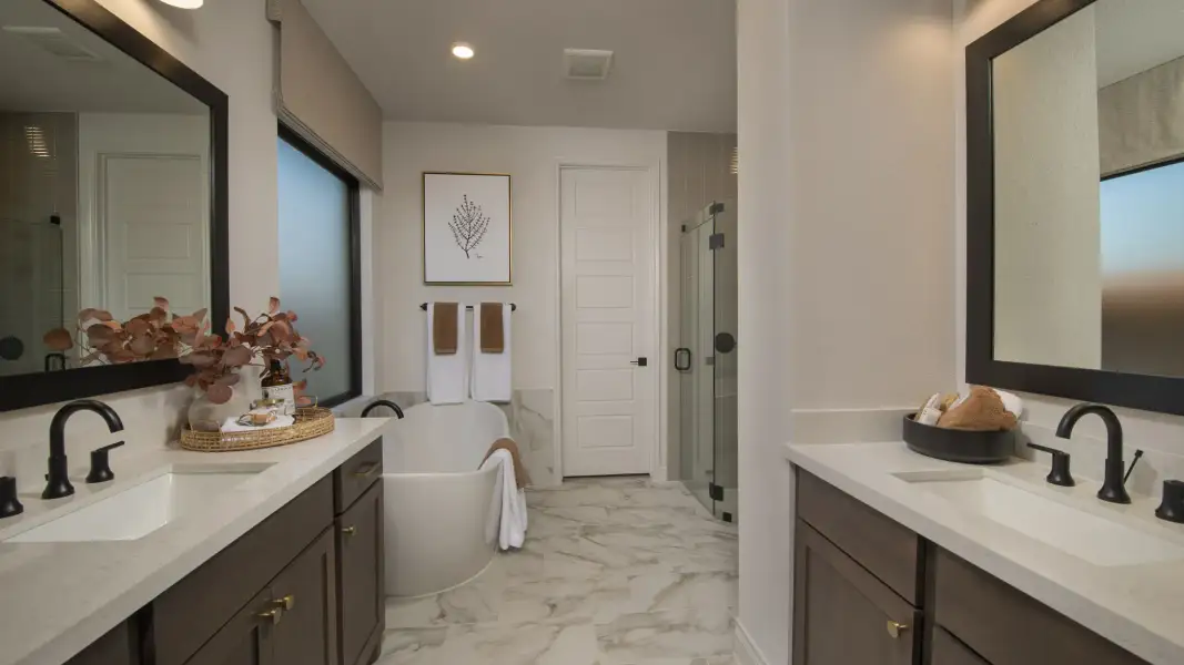 Furnished interior view inside a new home in Artavia, Conroe (Image 13).