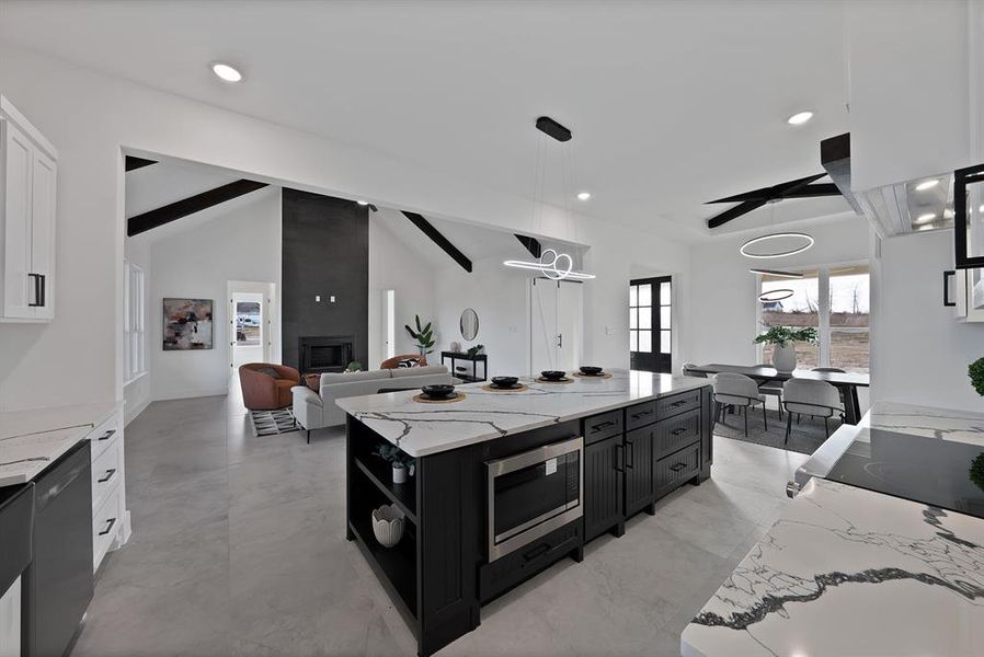 Furnished interior view inside a new home in , Celeste (Image 23).