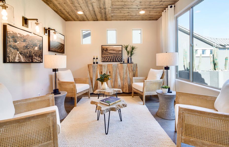 Representative furnished interior of a home built from the Haven Final Opportunity by Del Webb in Sun City Anthem at Merrill Ranch, Florence (Image 14).