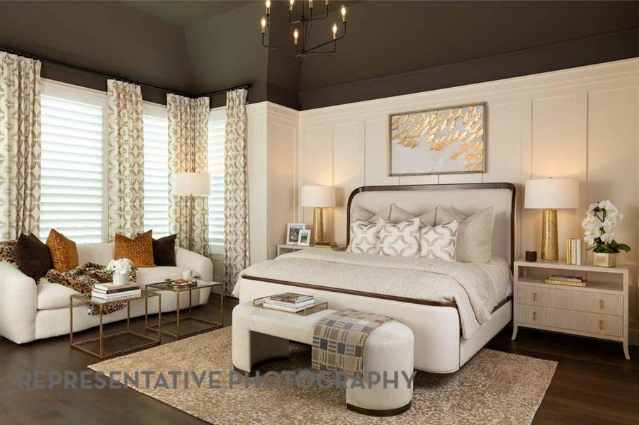 Furnished interior view inside a new home in Pecan Square, Northlake (Image 7).