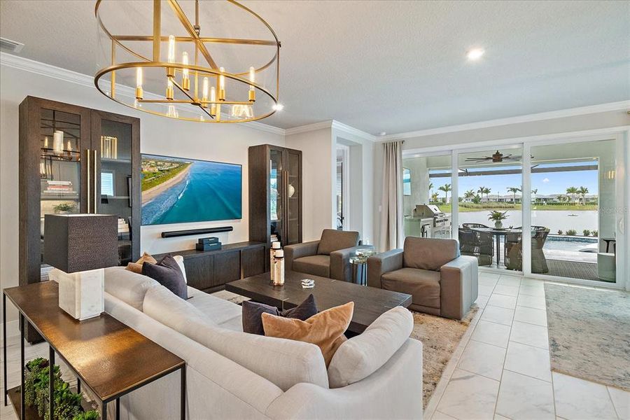 Furnished interior view inside a new home in , Venice (Image 16).