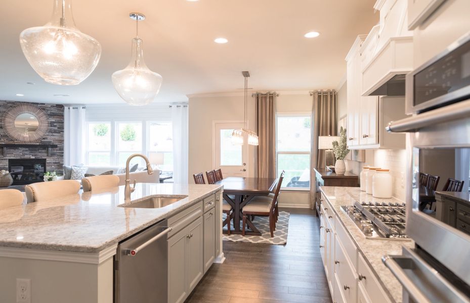 Representative furnished interior of a home built from the Vanderbilt by Pulte Homes in Everbrook, Angier (Image 14).