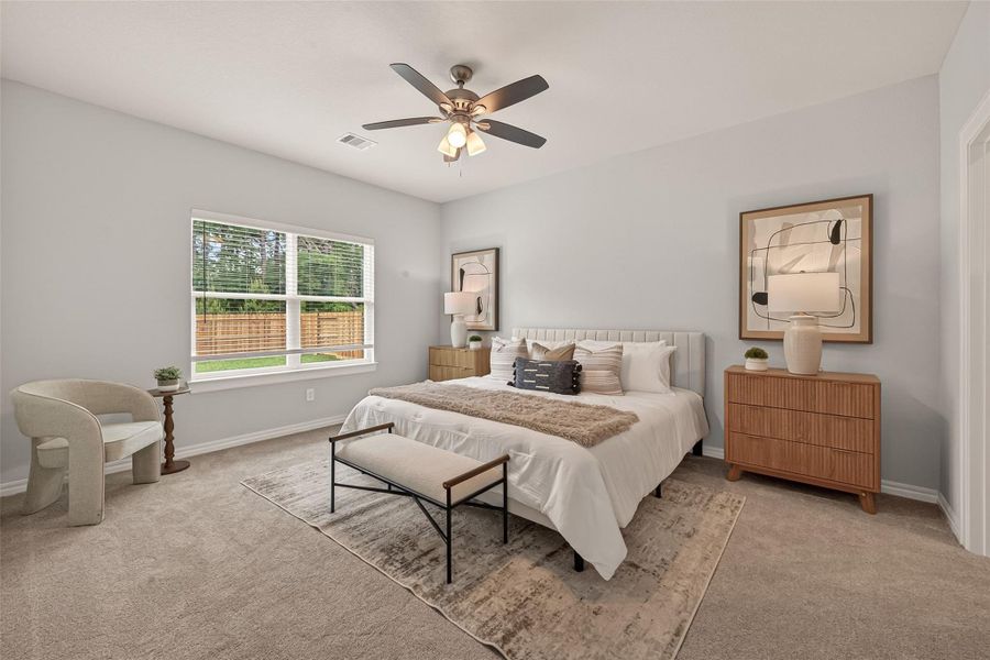 Furnished interior view inside a new home in , Splendora (Image 10).