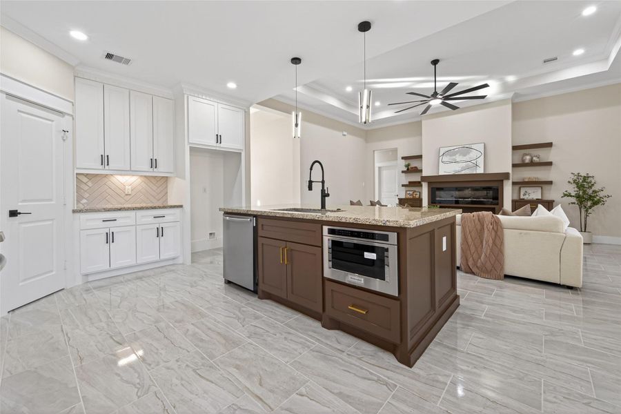 Furnished interior view inside a new home in , Dayton (Image 29).