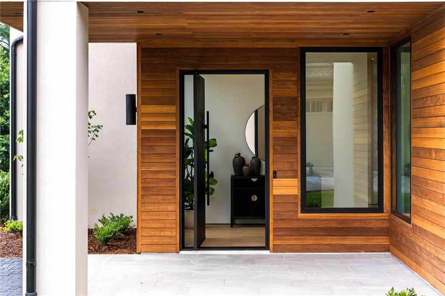 Exterior details and patio area of a home in , Atlanta (Image 29). Exterior details and patio area of a home in , Atlanta (Image 29).