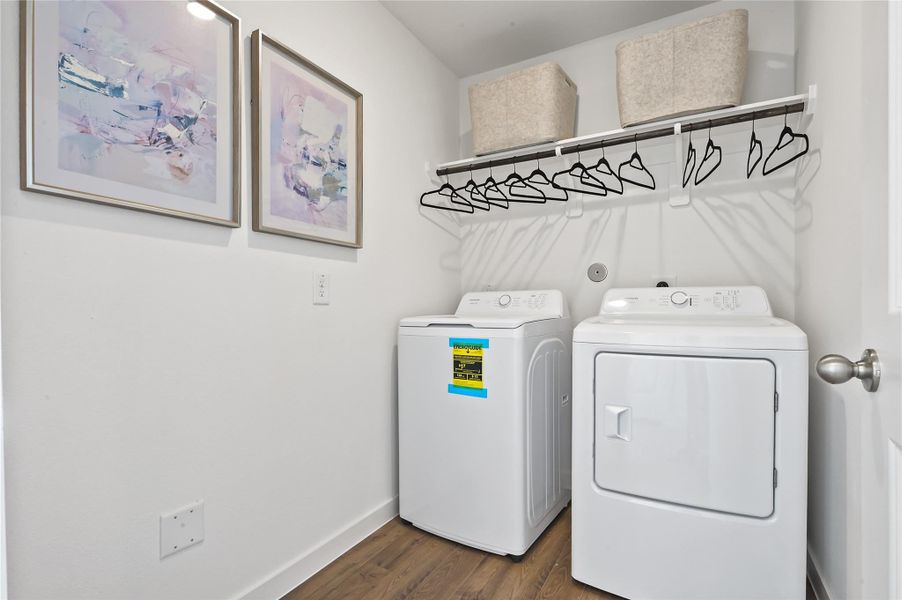 Furnished interior view inside a new home in August Trails, Needville (Image 22).