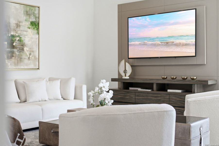 Furnished interior view inside a new home in , San Antonio (Image 65).