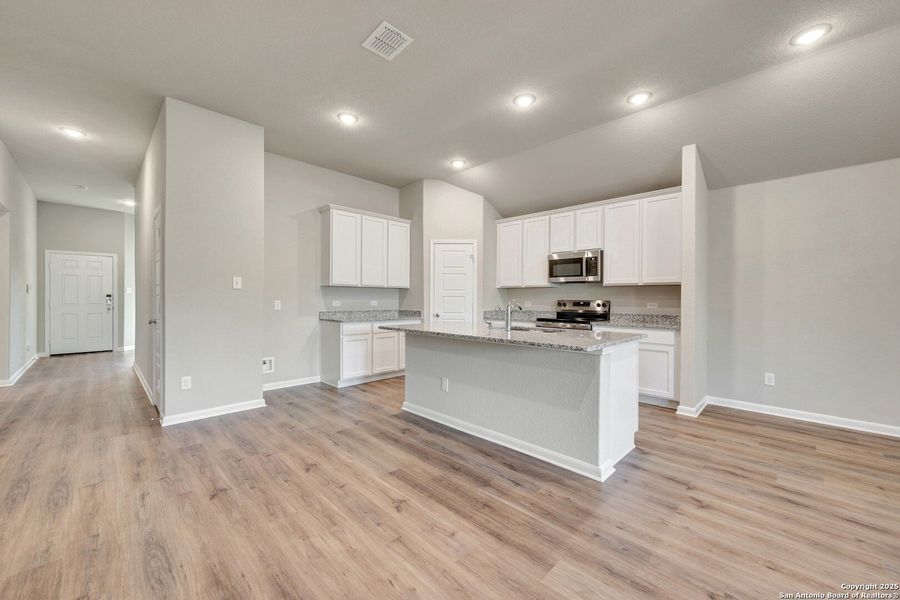 Furnished interior view inside a new home in Jordan's Ranch, San Antonio (Image 6). Furnished interior view inside a new home in Jordan's Ranch, San Antonio (Image 6).