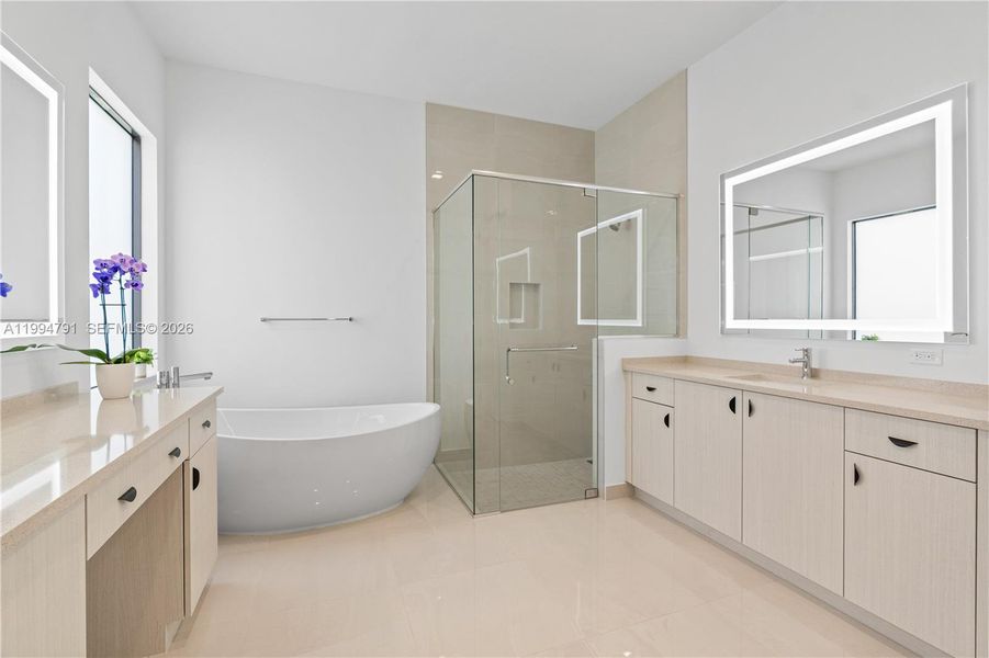 Spa-like Primary Bath