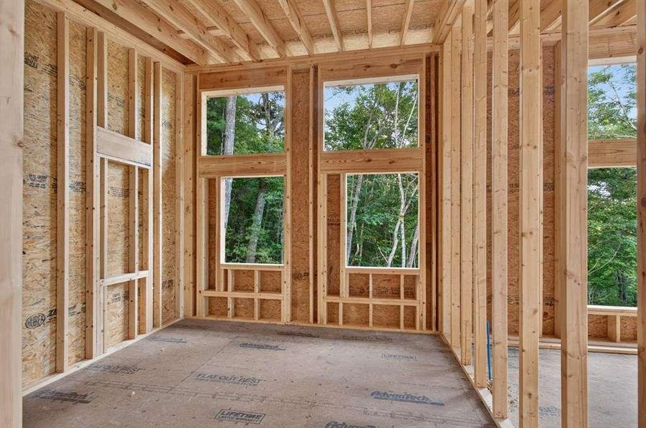 In-progress construction of a new home in , Cherry Log, GA (Image 13).