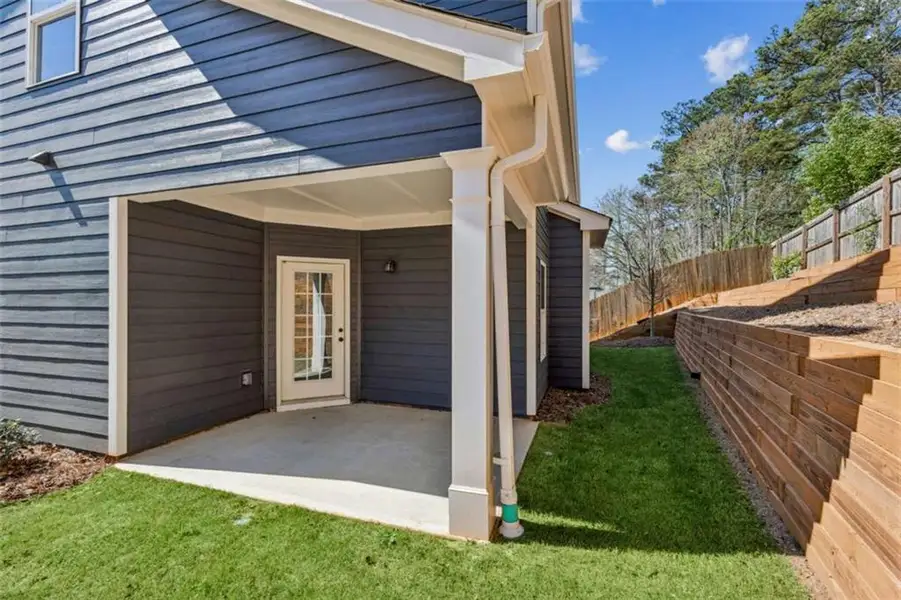 Exterior details and patio area of a home in , Decatur (Image 2). Exterior details and patio area of a home in , Decatur (Image 2).