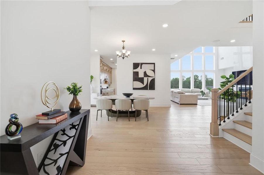 Furnished interior view inside a new home in , Woodstock (Image 6).
