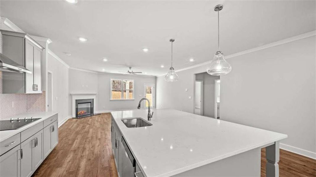 Furnished interior view inside a new home in Evergreen Crossing, Locust Grove (Image 7).