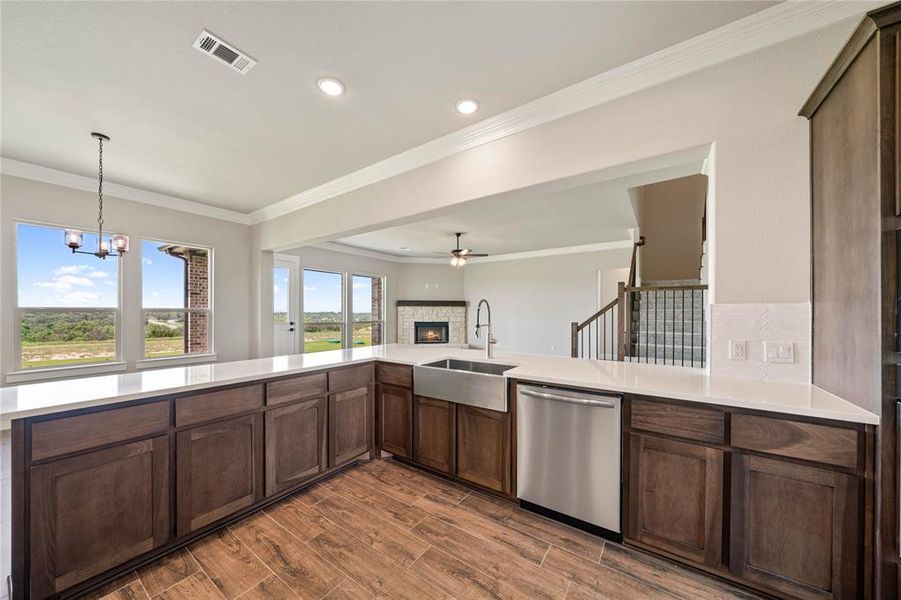 Furnished interior view inside a new home in Eagle Ridge Estates, Weatherford (Image 29). Furnished interior view inside a new home in Eagle Ridge Estates, Weatherford (Image 29).