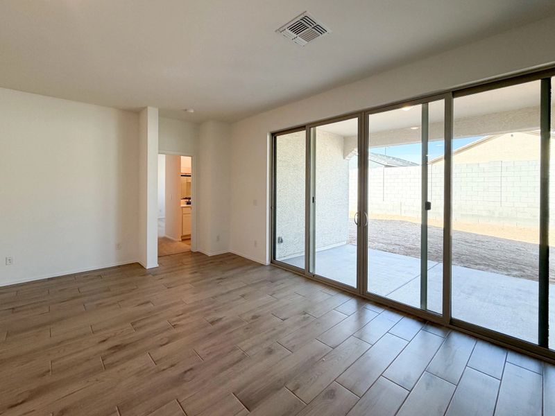 4 panel slider to covered patio