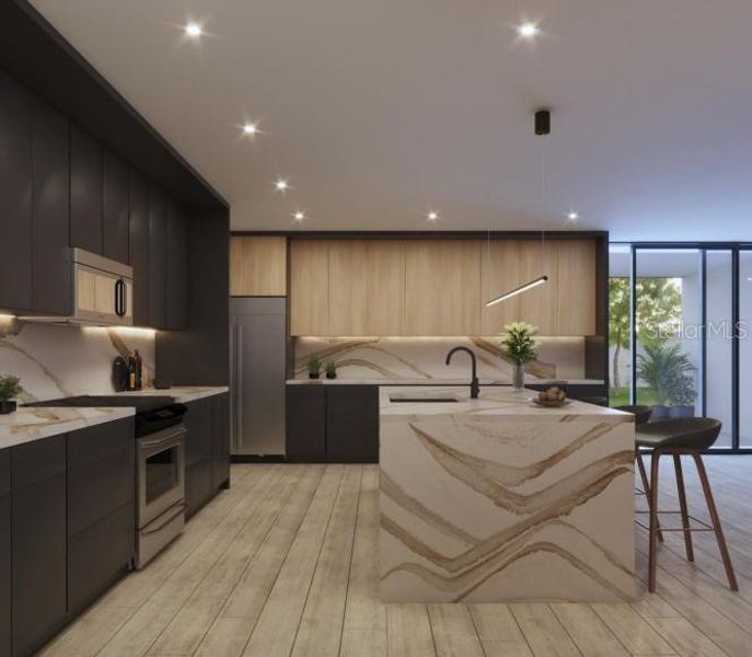 Furnished interior view inside a new home in , Brooksville (Image 7).