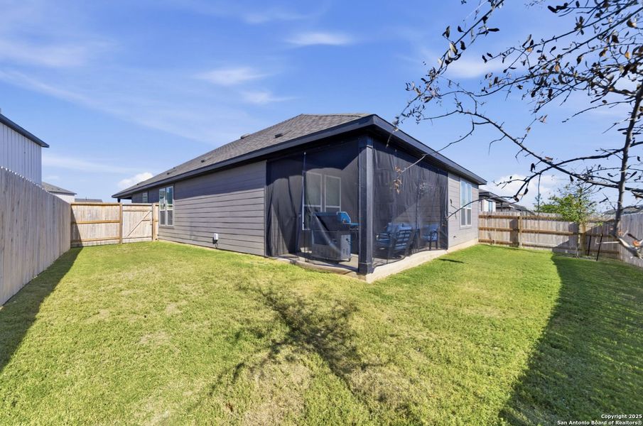 Exterior details and patio area of a home in Corley Farms, Boerne (Image 6). Exterior details and patio area of a home in Corley Farms, Boerne (Image 6).