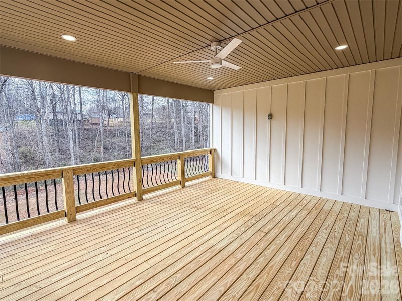 Exterior details and patio area of a home in , Newton (Image 29).