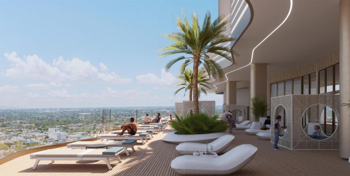 Andare Rooftop Lounge Area Andare Rooftop Lounge Area