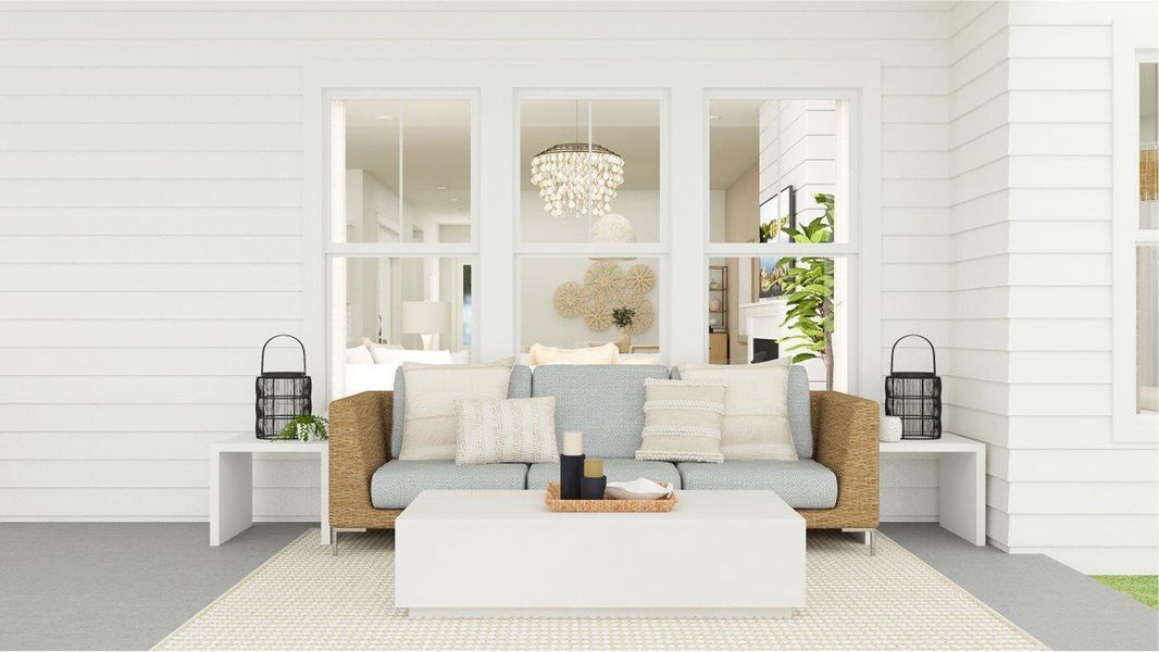 Furnished interior view inside a new home in Carnes Crossroads: Coastal Collection, Summerville (Image 4).