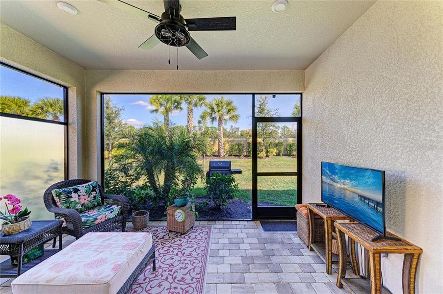 Exterior details and patio area of a home in , Venice (Image 4). Exterior details and patio area of a home in , Venice (Image 4).