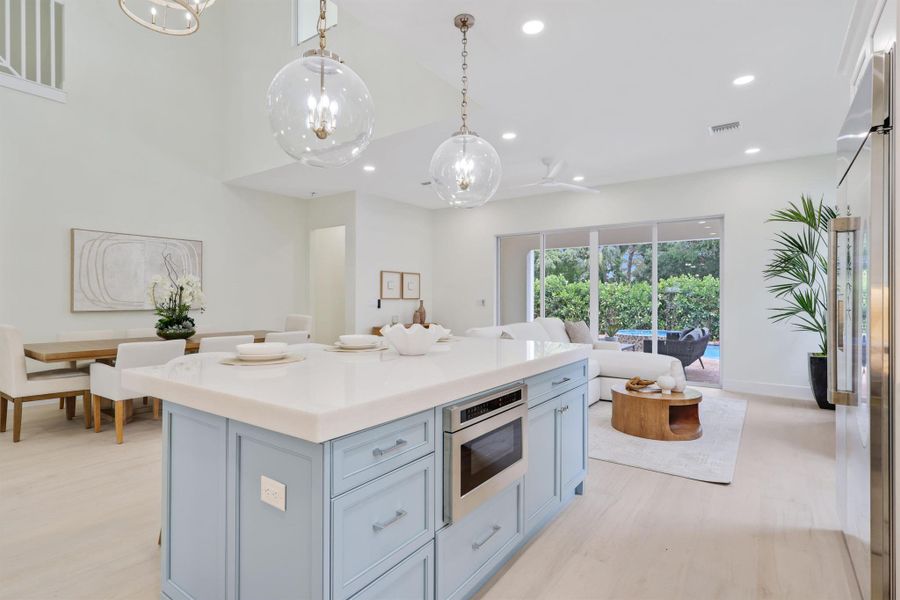 Furnished interior view inside a new home in , Jupiter (Image 36).