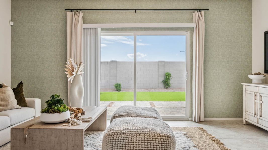 Furnished interior view inside a new home in Heartland Ranch, Coolidge (Image 13).