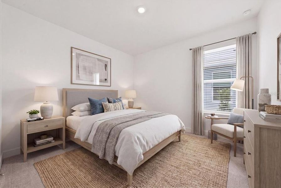 Furnished interior view inside a new home in , Palmetto (Image 28).