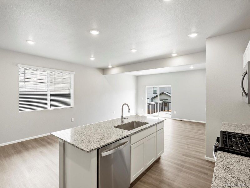 Furnished interior view inside a new home in Lake Bluff, Greeley (Image 12). Furnished interior view inside a new home in Lake Bluff, Greeley (Image 12).