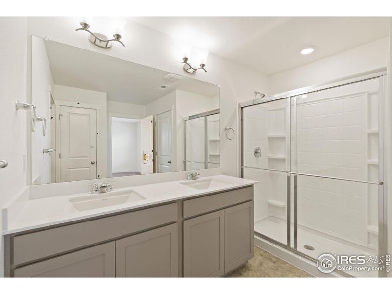 Furnished interior view inside a new home in Ridge at Johnstown, Johnstown (Image 13).