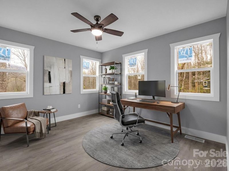 Furnished interior view inside a new home in , Rosman (Image 9).