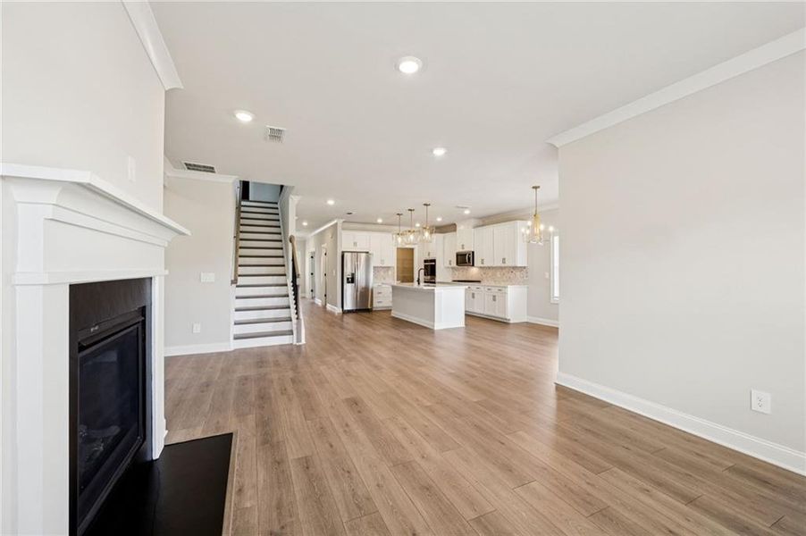 Spacious, unfurnished interior of a new home in River Pointe, Monroe (Image 42).