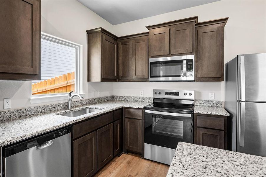 Furnished interior view inside a new home in College Park, Dallas (Image 9). Furnished interior view inside a new home in College Park, Dallas (Image 9).