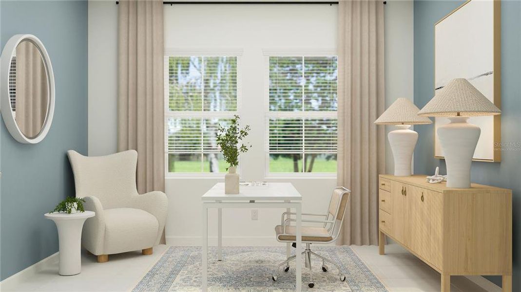 Furnished interior view inside a new home in , Kissimmee (Image 16). Furnished interior view inside a new home in , Kissimmee (Image 16).