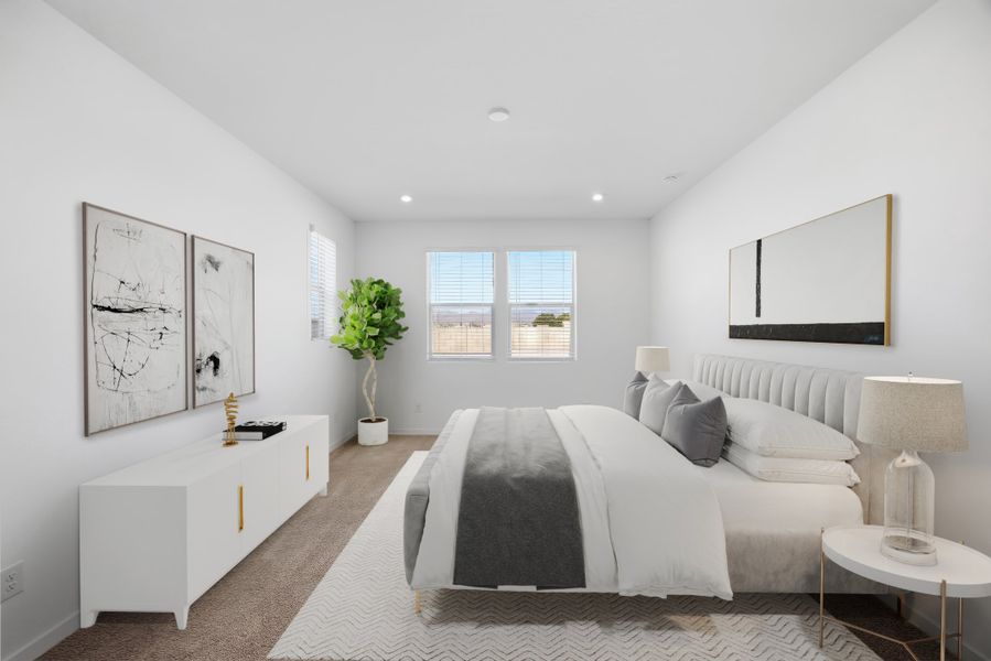 Furnished interior view inside a new home in Montana Vista - Highland, Buckeye (Image 12).