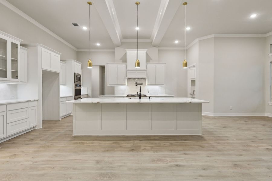 Representative furnished interior of a home built from the Valencia by Chesmar Homes in Lakeview Heights, Azle (Image 3). Representative furnished interior of a home built from the Valencia by Chesmar Homes in Lakeview Heights, Azle (Image 3).