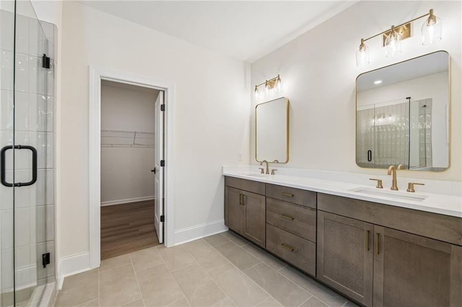 Furnished interior view inside a new home in Waterhaven, Cumming (Image 19).