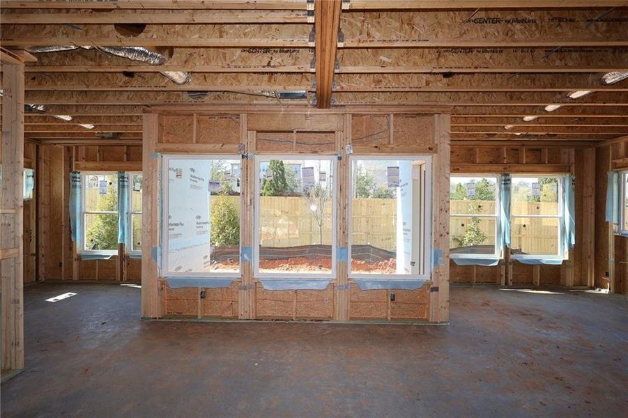 In-progress construction of a new home in Havencroft, Woodstock, GA (Image 7).
