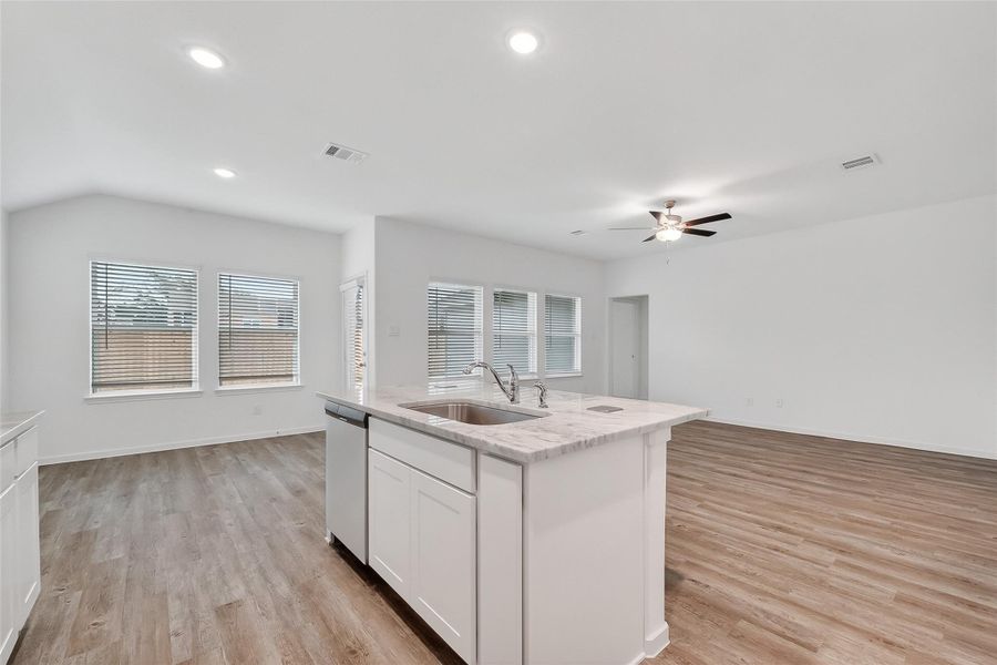 Furnished interior view inside a new home in Rollingbrook Estates, Baytown (Image 8).